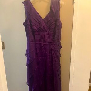 Adrienna Papell ruffle gown